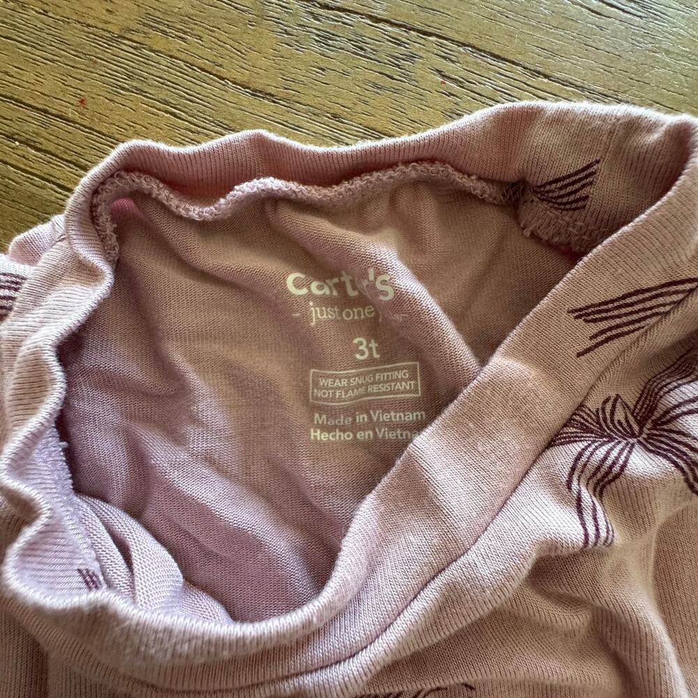 Carter's Toddler Girl Pajama Bundle (2) - Size 3T - Picture 6 of 6